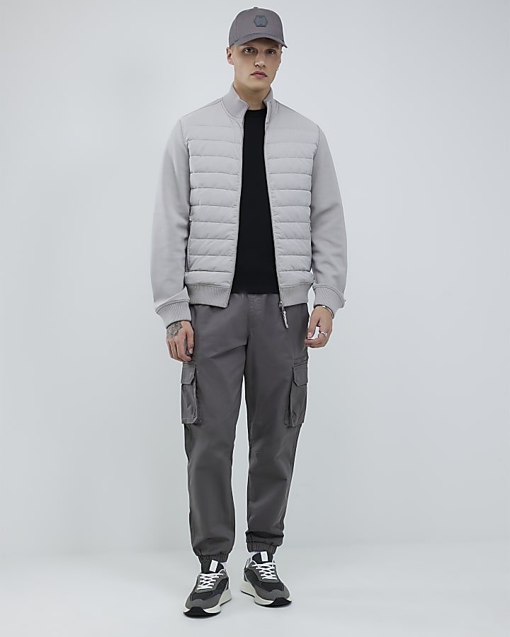 Grey Funnel Hybrid Jacket