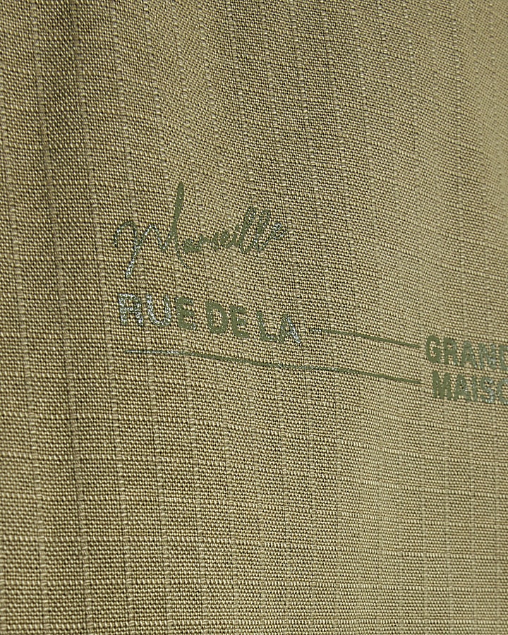 Green Long Sleeve L'espoir Graphic Overshirt