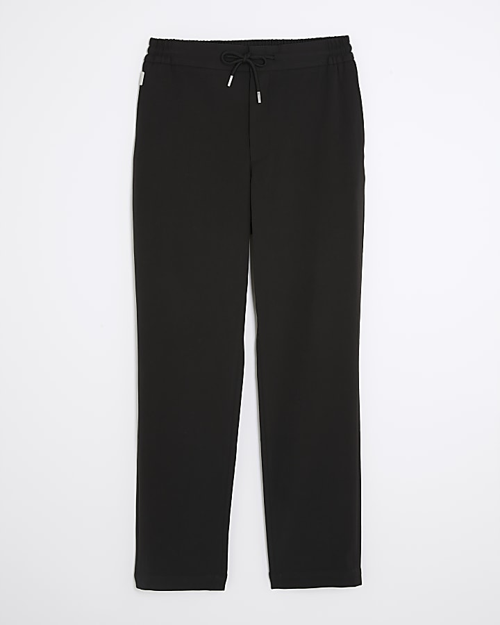 Black Slim Fit Laddie Joggers