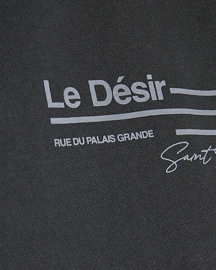 Black Short Sleeve Le Desir T-Shirt