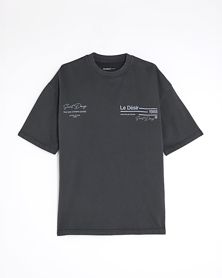 Black Short Sleeve Le Desir T-Shirt