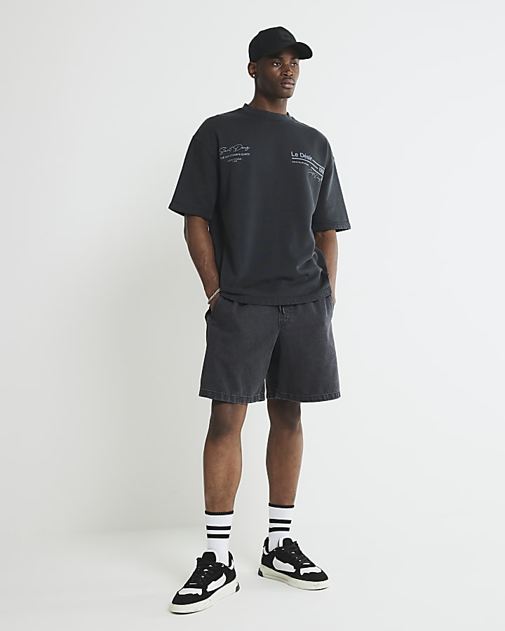 Black Short Sleeve Le Desir T-Shirt