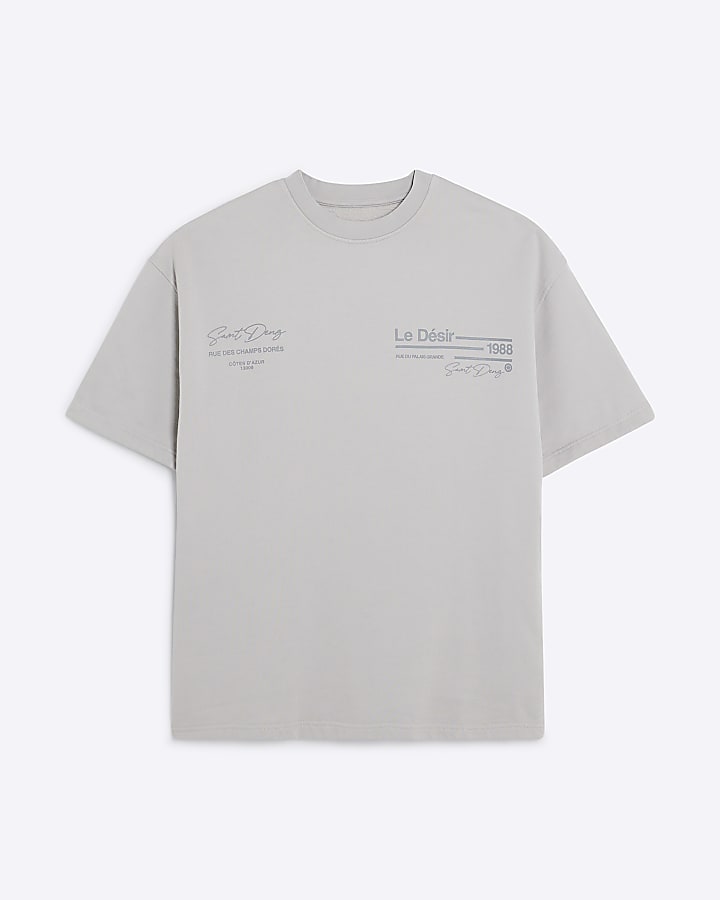 Grey Washed Le Desir T-Shirt