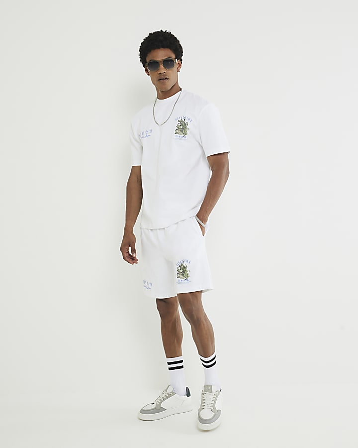 White Regular Fit Hayashima T-Shirt