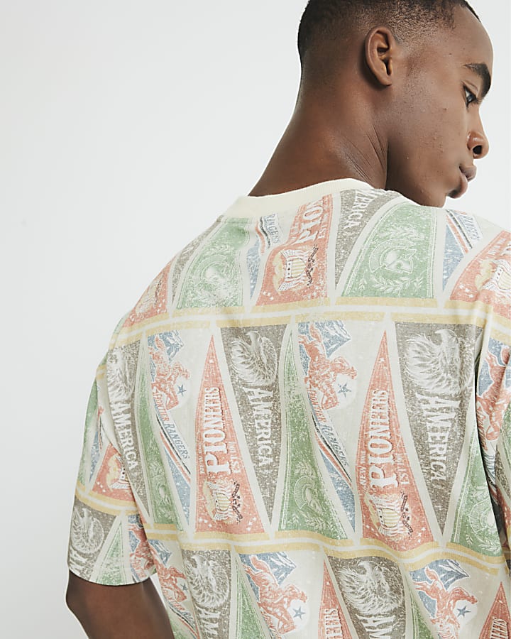 Multi Colour Fairfax Flag T-Shirt