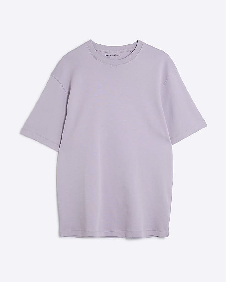 Purple Slim Fit Short Sleeve T-Shirt