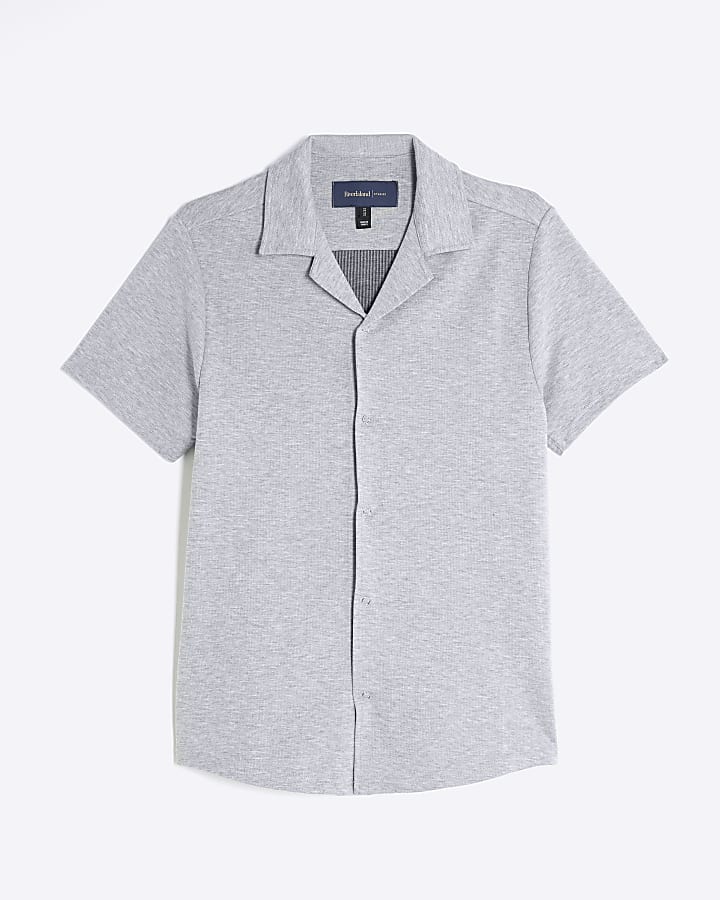Grey Muscle Fit Shirt
