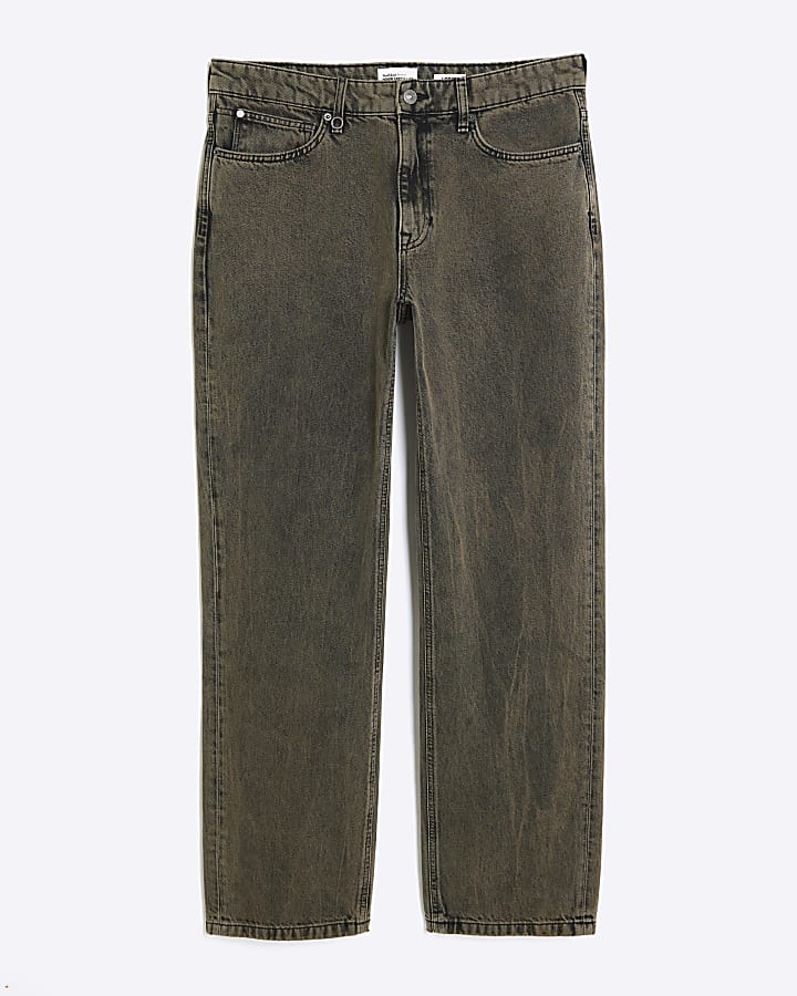 Brown Loose Fit Jeans