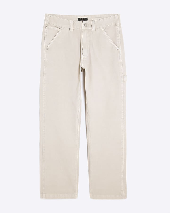 Stone Loose Fit Trousers