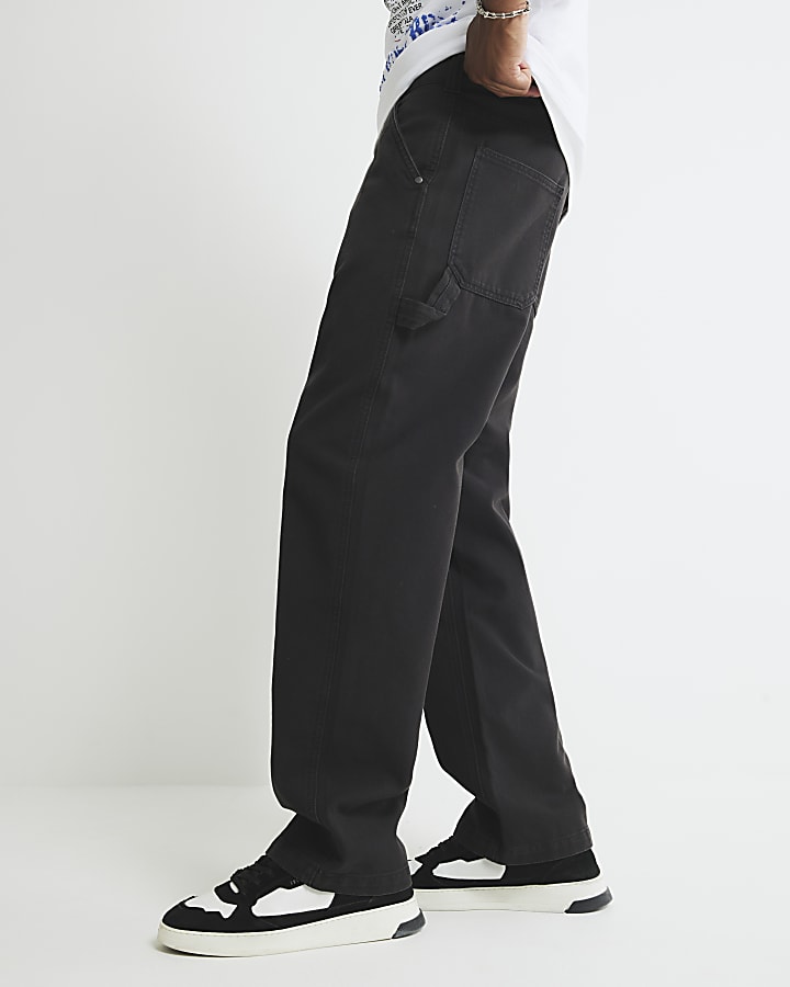 Black Loose Fit Trousers
