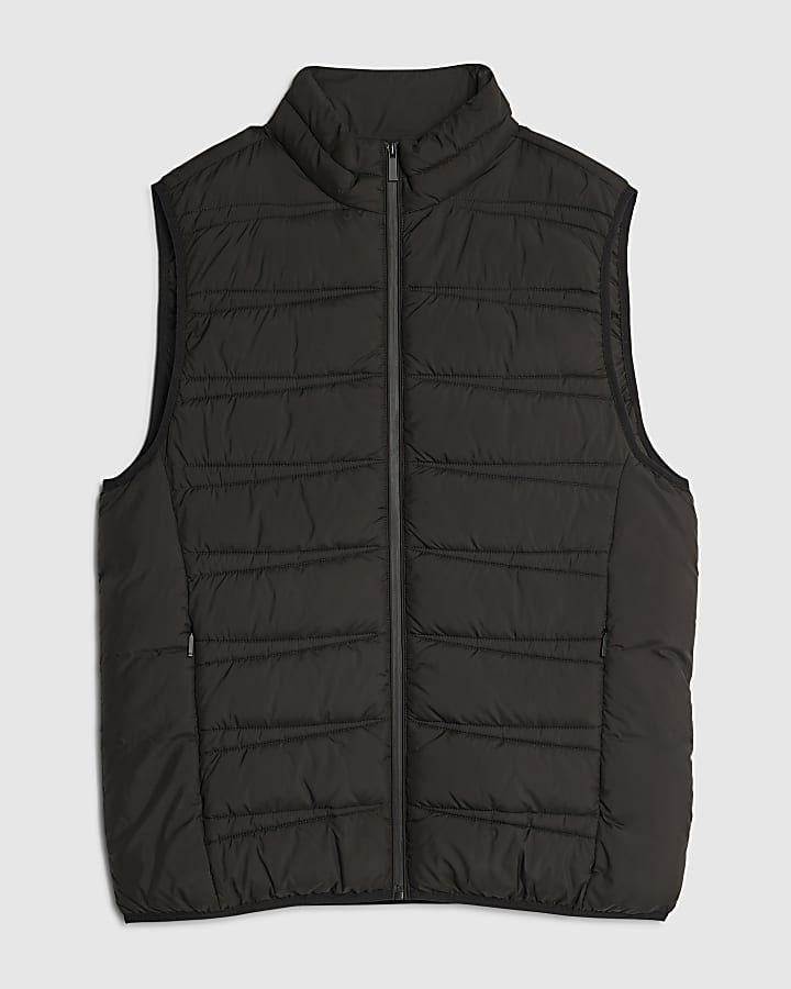 Black Puffer Gilet