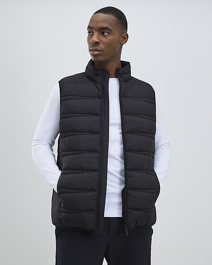 Black Puffer Gilet