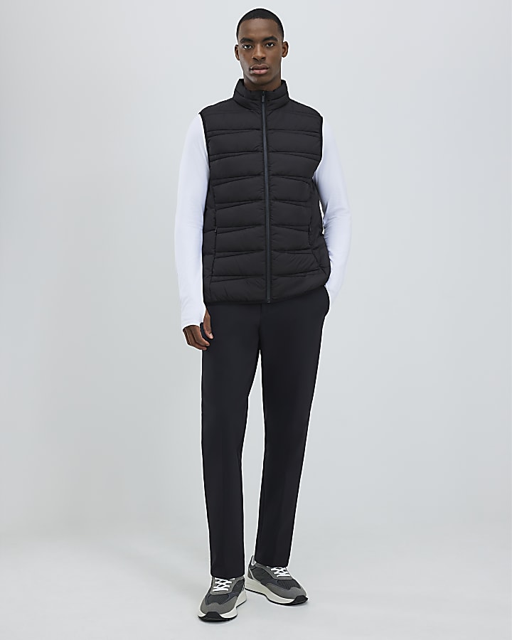 Black Puffer Gilet