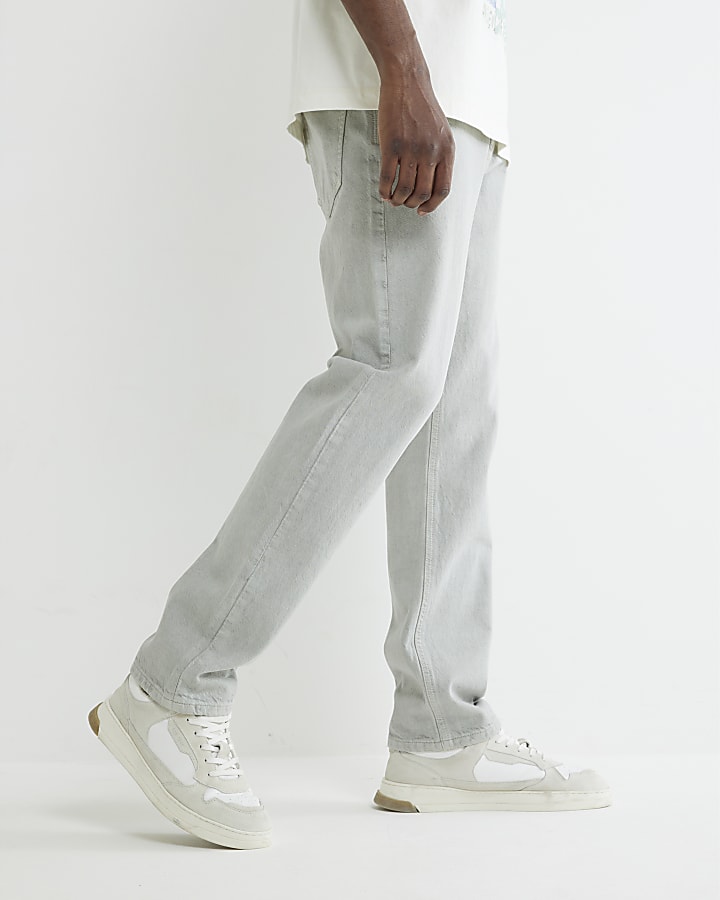 Green Straight Leg Jeans