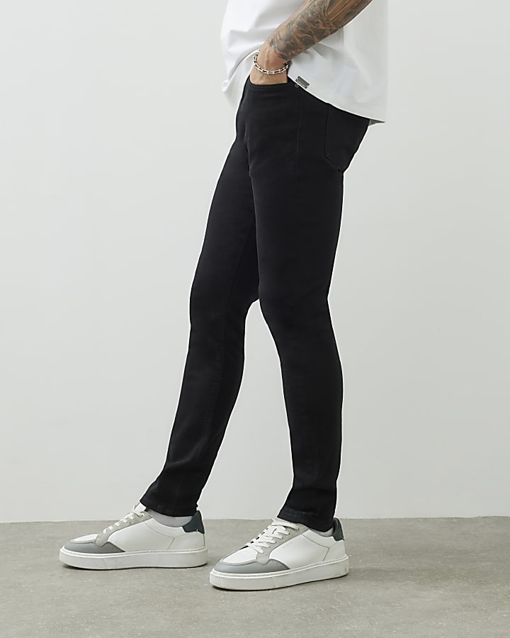 Black skinny fit jeans