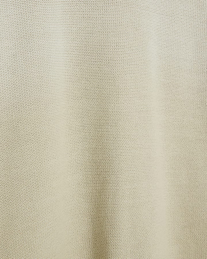 Stone Garment Dye Knitted T-Shirt