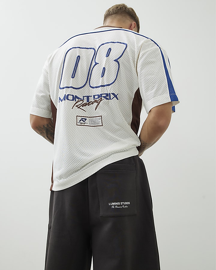 White Mont Prix Print T-Shirt