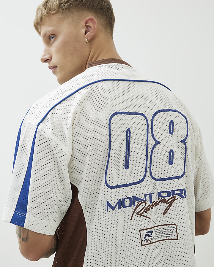 White Mont Prix Print T-Shirt