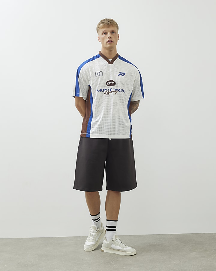 White Mont Prix Print T-Shirt
