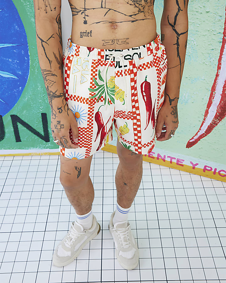 Red Atlas Chilli Swim Shorts