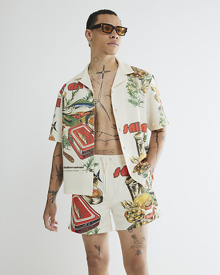 Multi Colour Sardines Swim Shorts