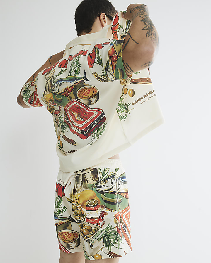 Multi Colour Sardines Swim Shorts