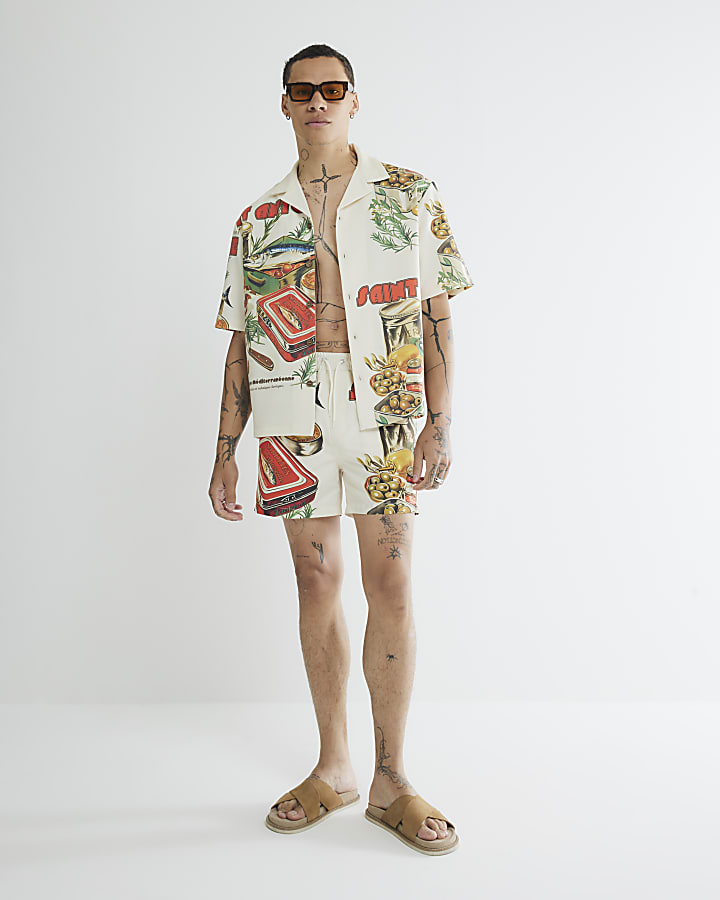 Multi Colour Sardines Swim Shorts