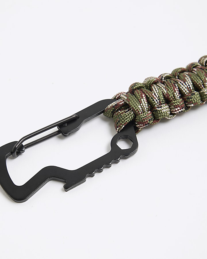 Green Large Clip Keyring