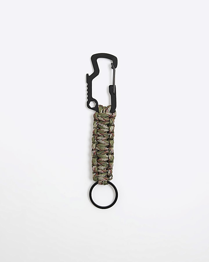 Green Large Clip Keyring