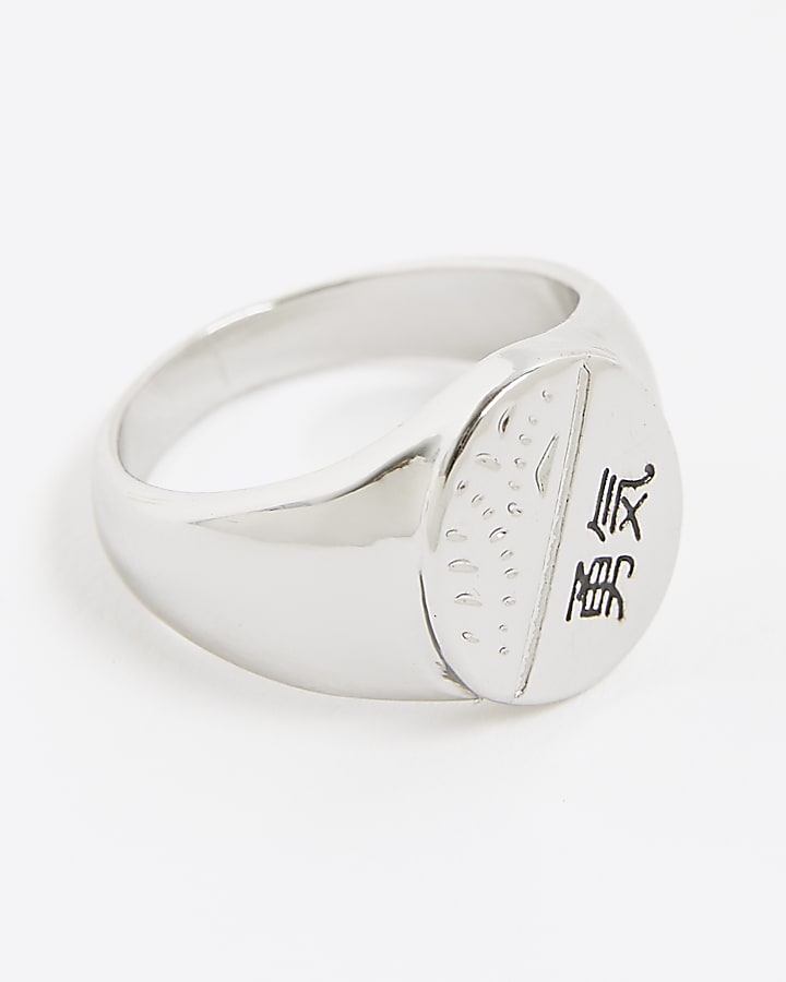Silver Japanese Signet Ring