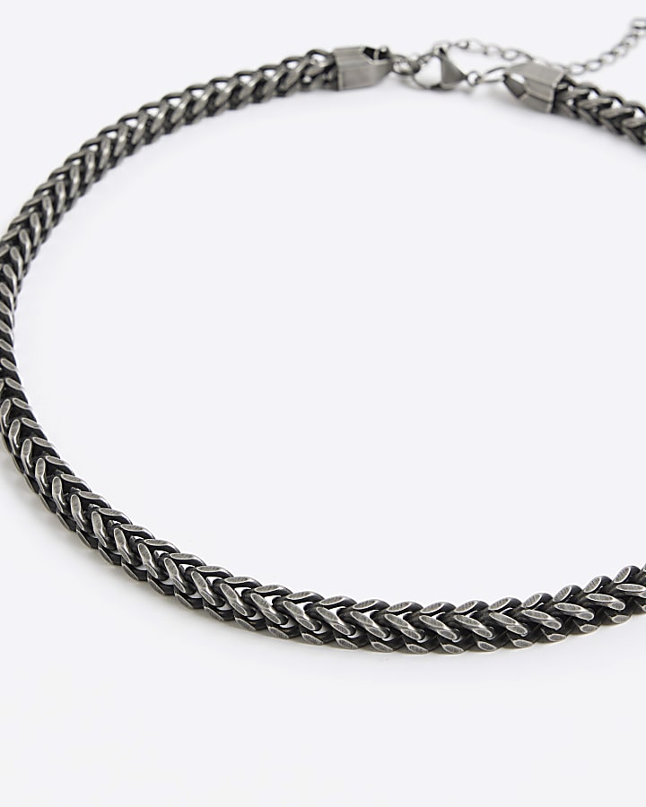 Black Chunky Chain Necklace