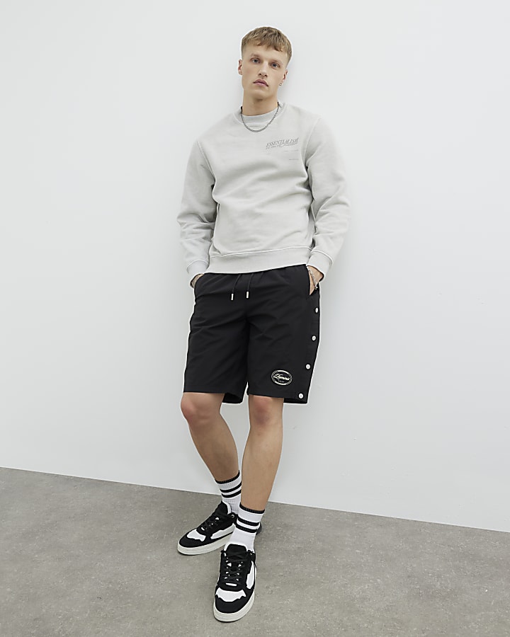 Stone Regular Fit Essentialism Sweatshirt