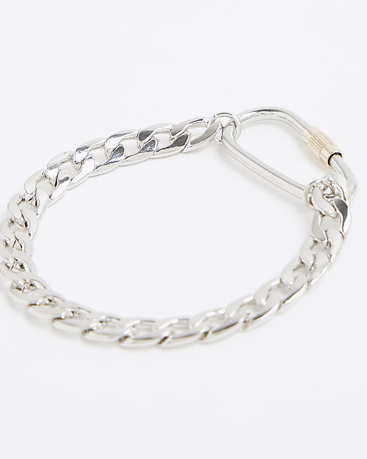 Silver Multi Mixed Metal Bracelet