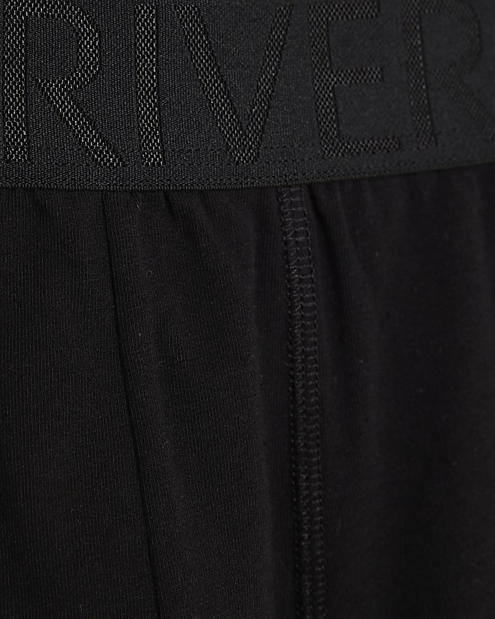 Black 10 Pack RI Jacquard Waistband Trunks
