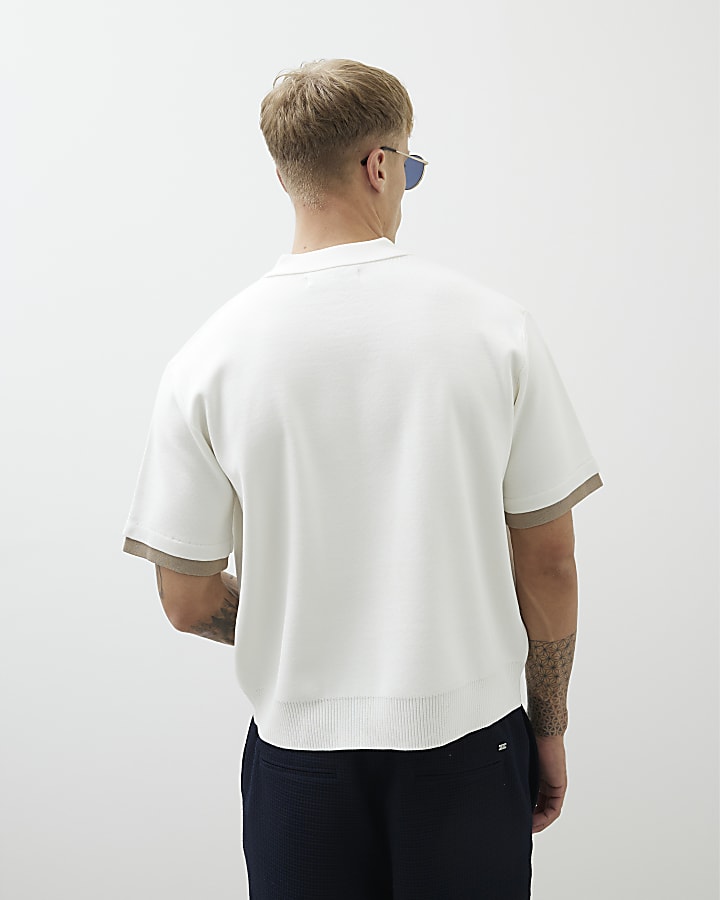 Ecru Premium 2 in 1 Polo Shirt