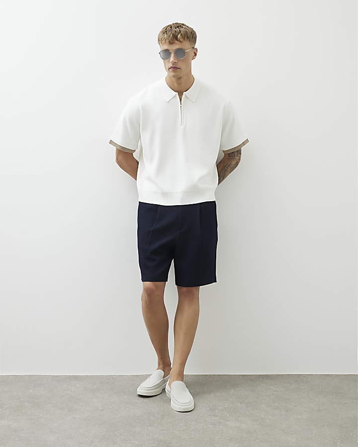 Ecru Premium 2 in 1 Polo Shirt