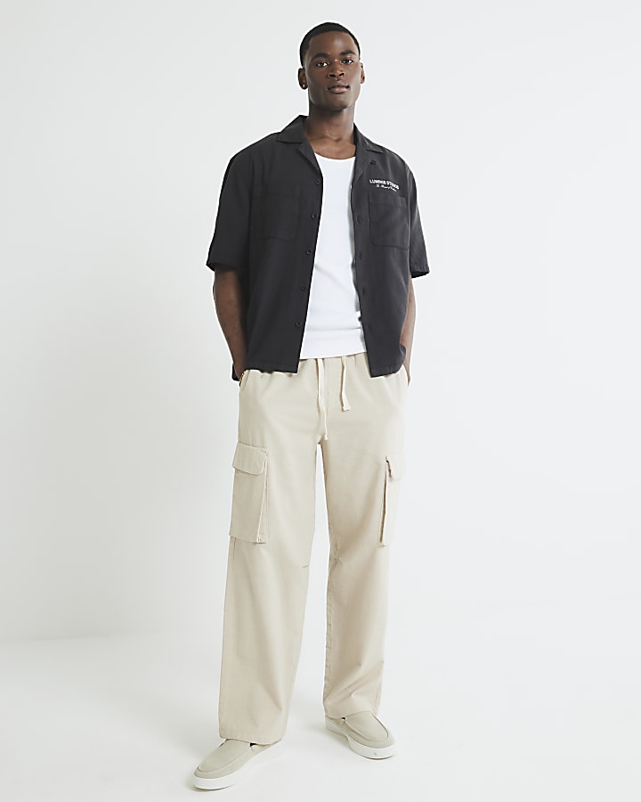 Navy Boxy Fit Luminis Studios Shirt