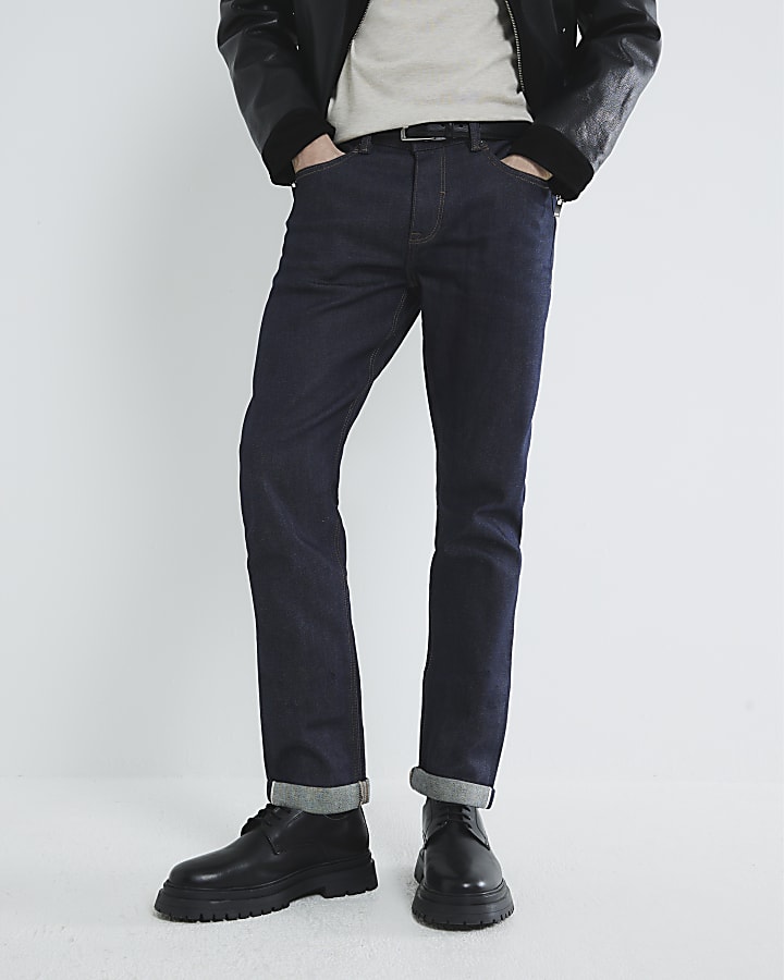 Blue Denim Slim Fit Jeans