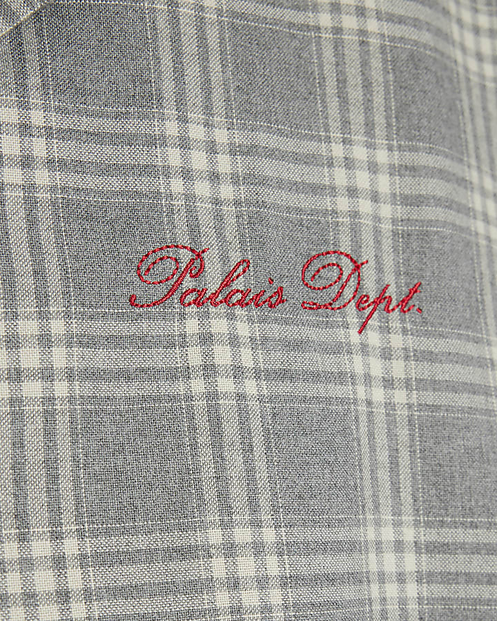 Grey Check Palais Dept Short Sleeve Shirt