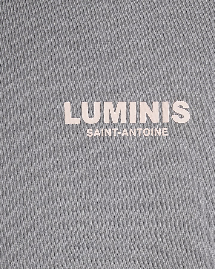 Grey Short Sleeve Washed Luminis T-Shirt