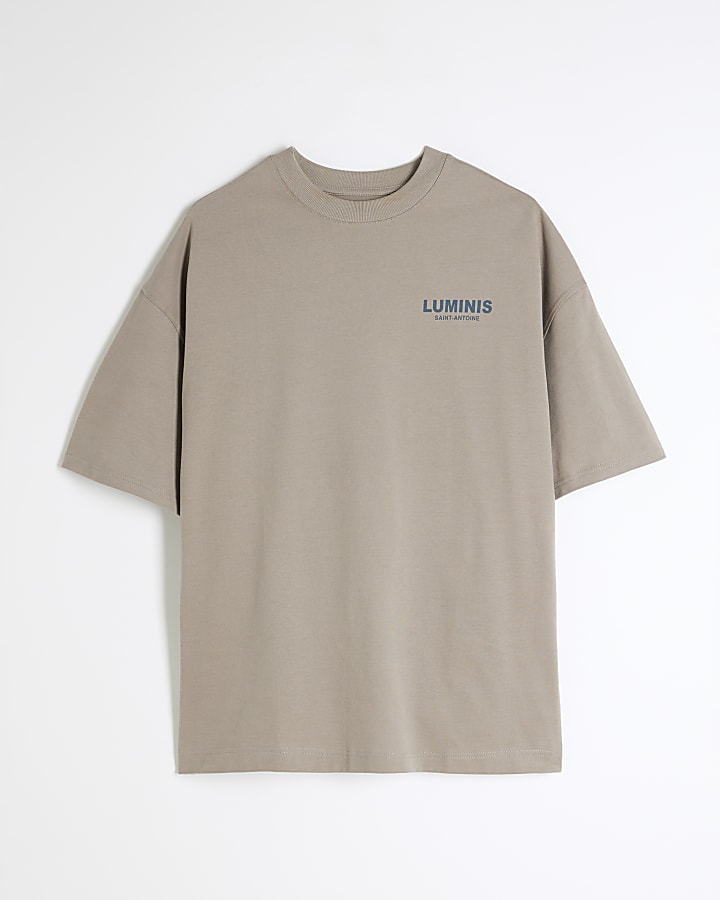 Stone Short Sleeve Oversized Luminis T-shirt