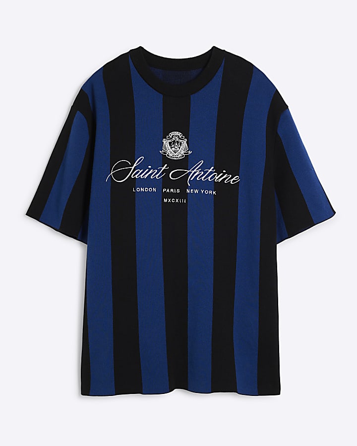 Black Short Sleeve Football Shirt