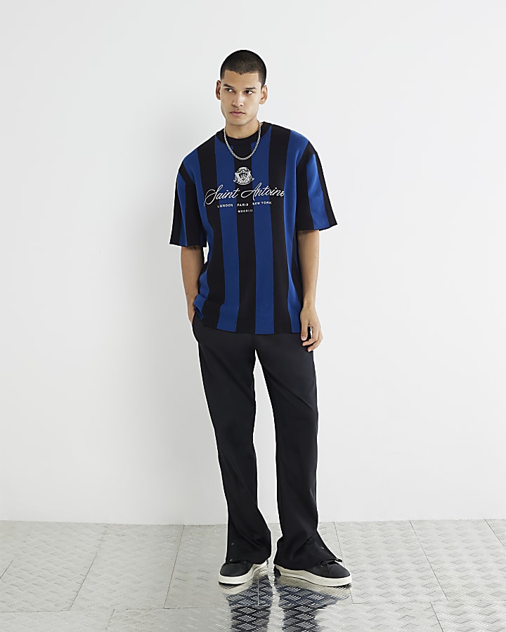 Black Short Sleeve Football Shirt