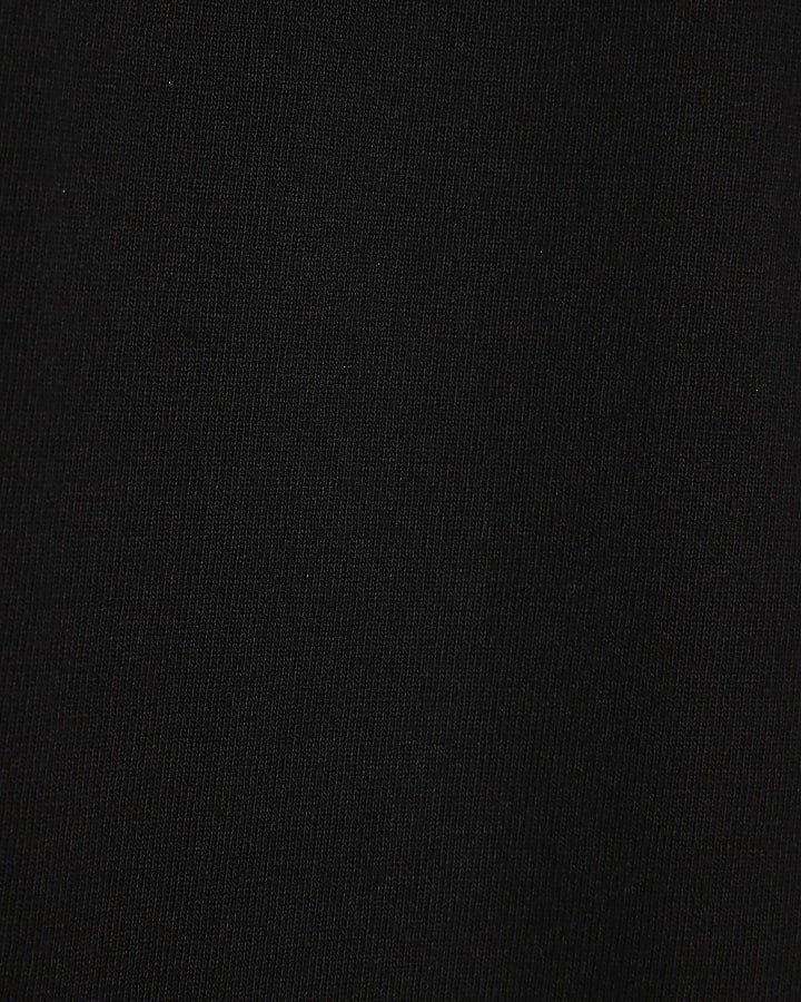 Black Short Sleeve Oversized Fit T-shirt