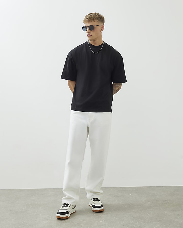 Black Short Sleeve Oversized Fit T-shirt