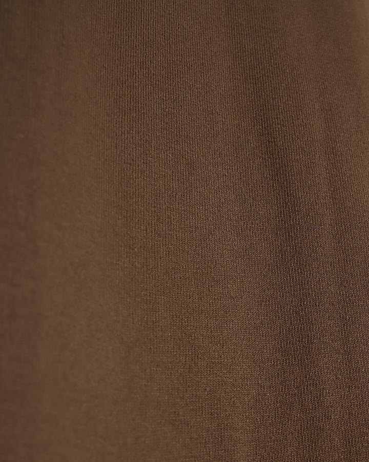 Brown Oversized Fit T-Shirt