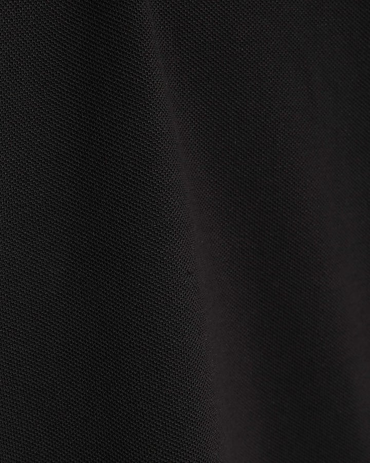 Black Short Sleeve Muscle Fit T-shirt