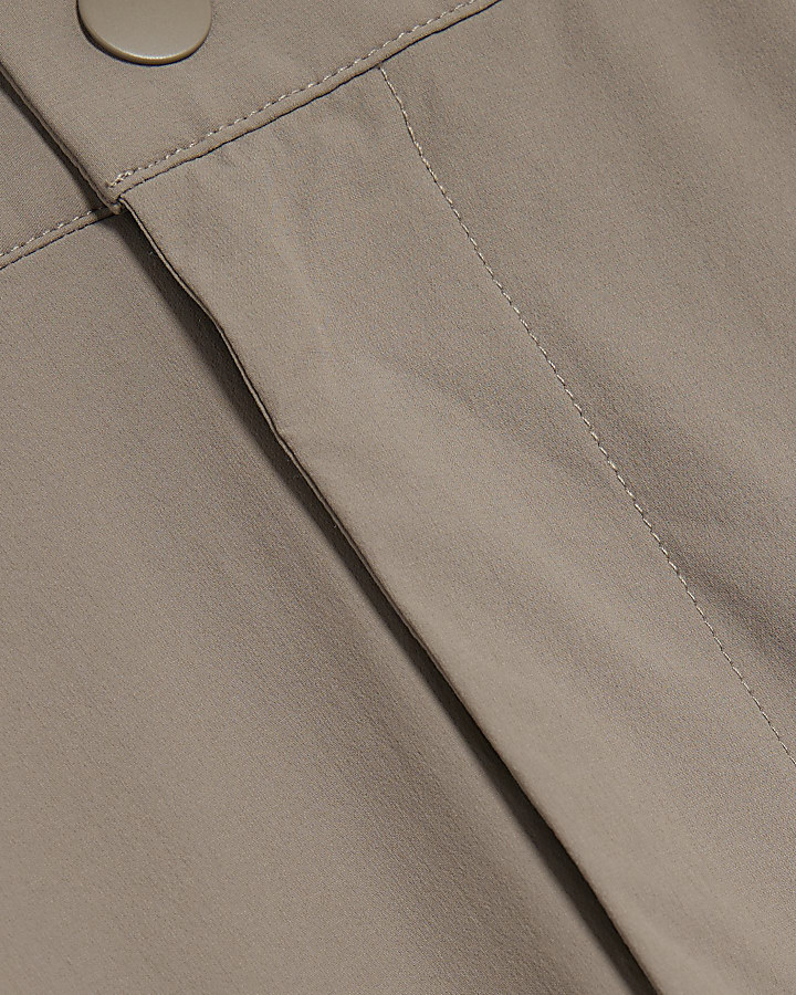 Beige Skinny Fit Chino Trousers