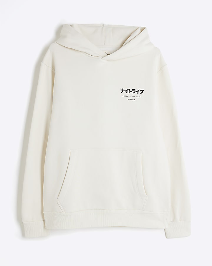 Beige Regular Fit Shinjuku RI Hoodie