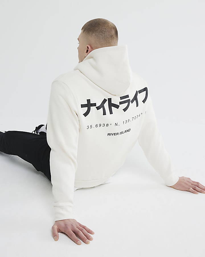 Beige Regular Fit Shinjuku RI Hoodie